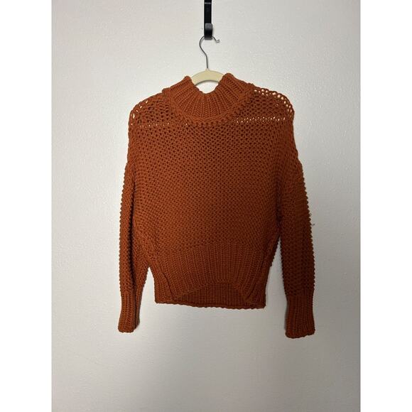 Free People My Only Sunshine Sweater Size XS Tuscan Earth Rust - Picture 1 of 6